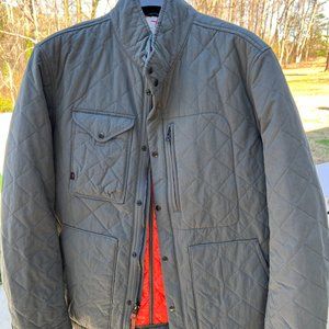 Relwen Quilted Insulated Tanker Jacket  in Steel Gray